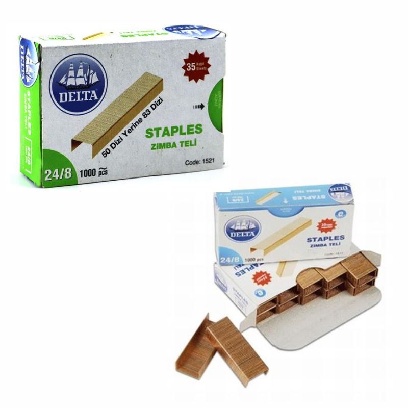 Delta Zımba Teli 1000 Lİ 35 Syf 24/8 Sarı 1521