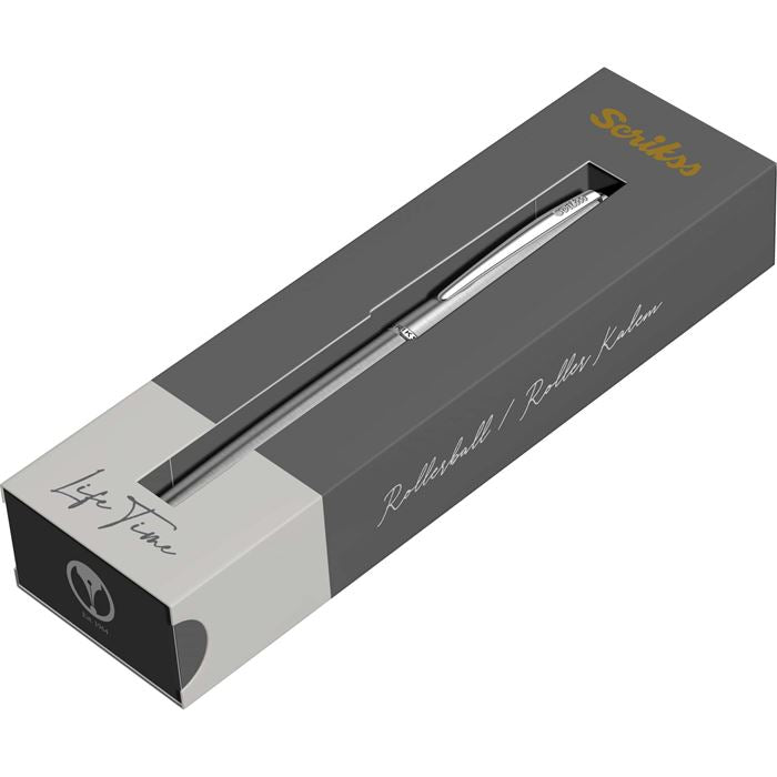 Metropolis 78M Roller Kalem Paslanmaz Çelik Özel Kutu