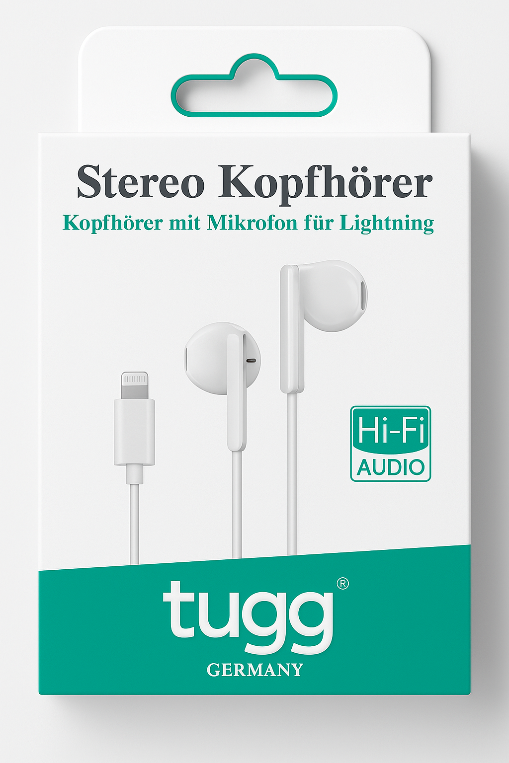 TUGG Germany Lightning Kablolu Kulaklık Lightning