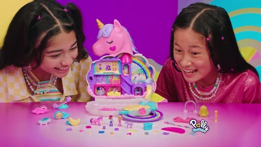 Polly Pocket Tek Boynuzlu Atın Gökkuşağı Salonu