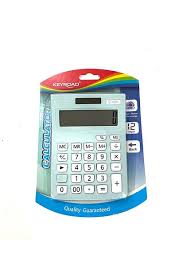 KEYROAD 12 DIGIT RENKLİ HESAP MAKİNESİ