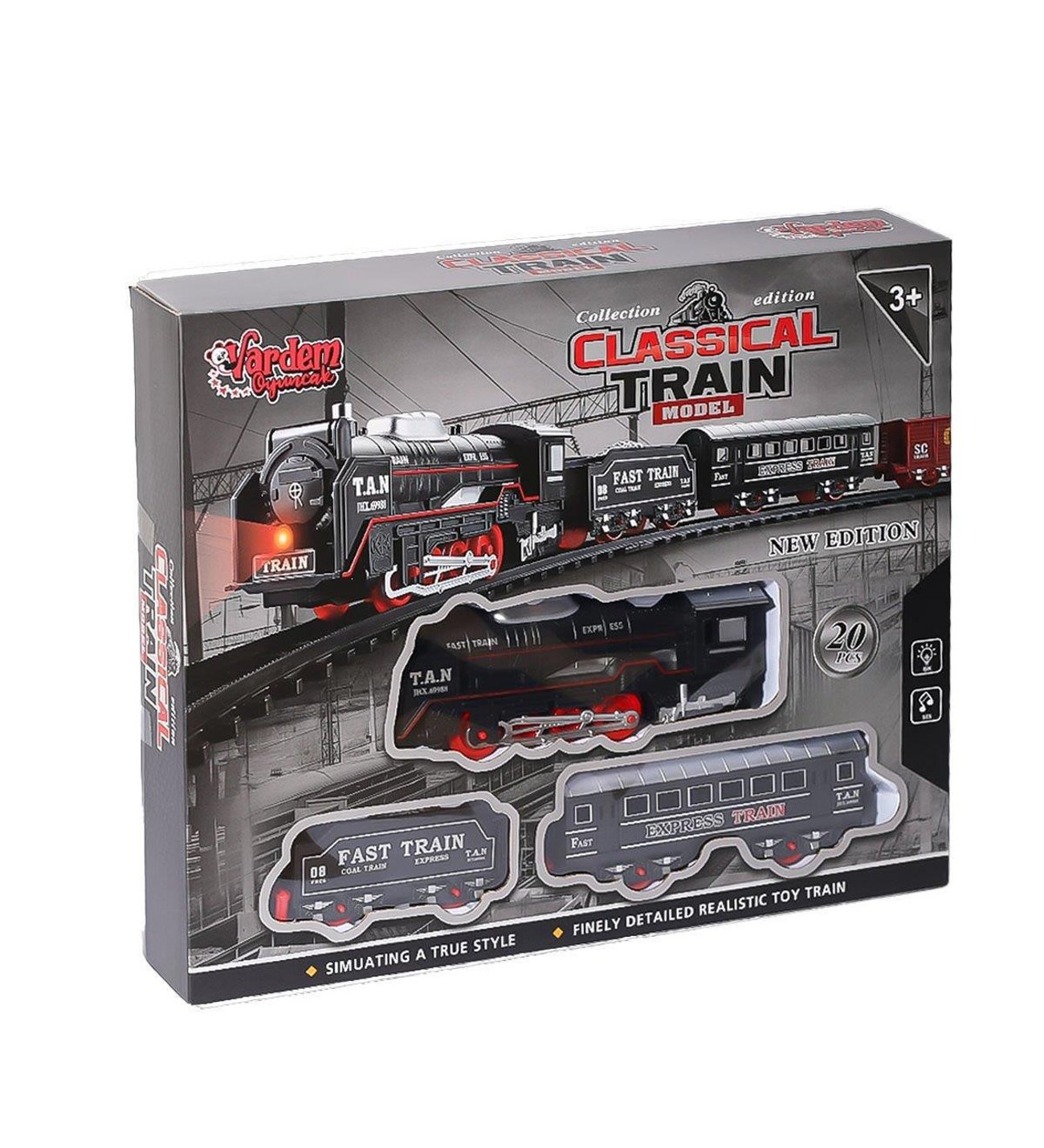 KUTUDA 20 PCS MODEL TREN