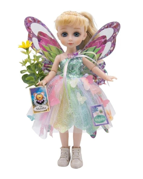 Ctoy Oyuncak Mulisha Çiçek Aksesuarlı Bebek 12 Inch (Ctoy-qj161d)