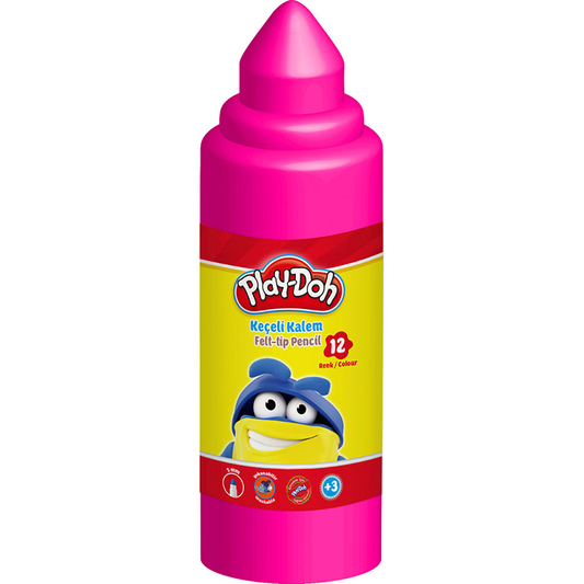 Play-Doh Keçeli Kalem Pvc 5mm 12 Renk
