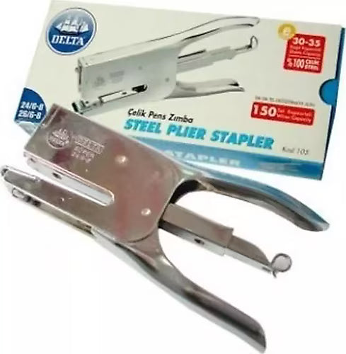 Delta Pens Tipi Zımba Makinesi 30-35 Syf 24/6-8 Krom 105