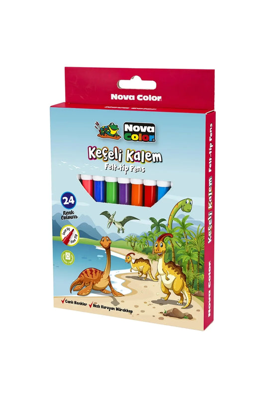 N.COLOR KECELİ KALEM 24'LU  SET