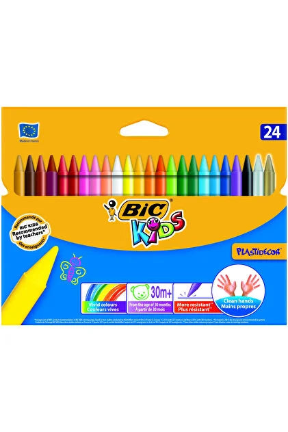 BIC SİLİNEBİLİR PASTEL BOYA 24 RENK