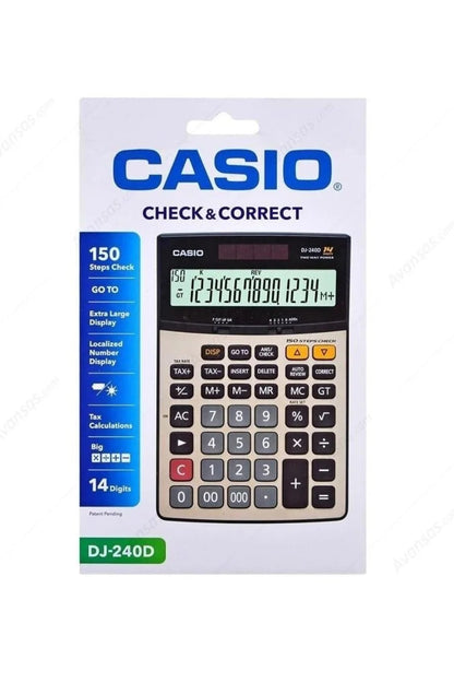 CASİO HESAP MAKİNESİ DJ-240DPLUS
