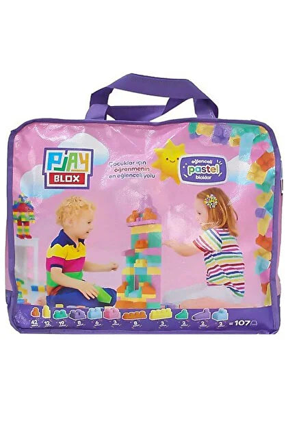 Asya Playblox Block Neon 83 Pcs Bag Gırls&Boys 2939 (ASYA 2939)