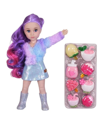 Ctoy Oyuncak Mulisha Meyve Aksesuarlı Oyuncak Bebek (Ctoy-qj200b)