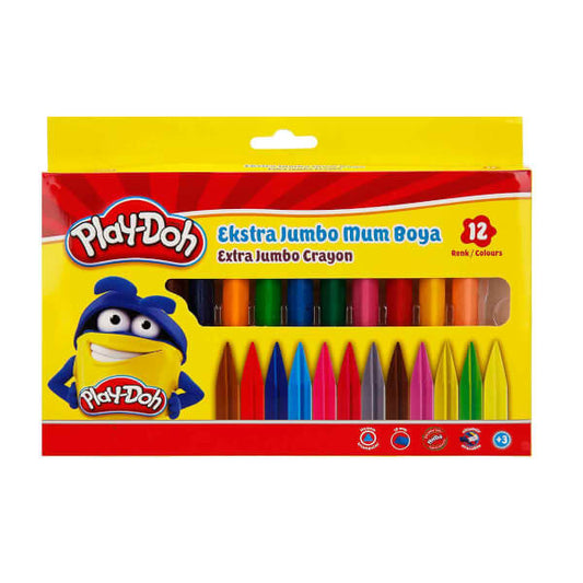 PLAY-DOH JUMBO MUM BOYA 12 RENK