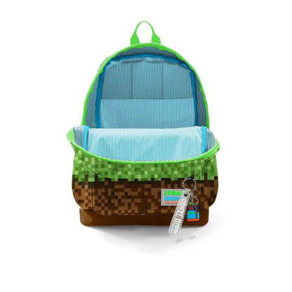 Coral High Kids Yeşil Kahverengi High Craft Desenli 3’lü Okul Çanta Seti SET0123776