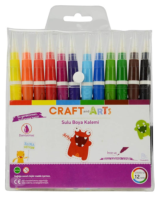 Craft and Arts Sulu Boya Kalemi 12 Renk