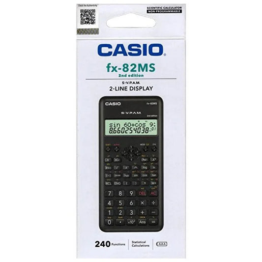 CASİO FONKSİYONEL HESAP MAKİNESİ FX-82MS