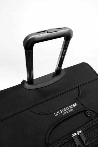 U.S. Polo Assn. Kumaş Orta Boy Valiz Siyah