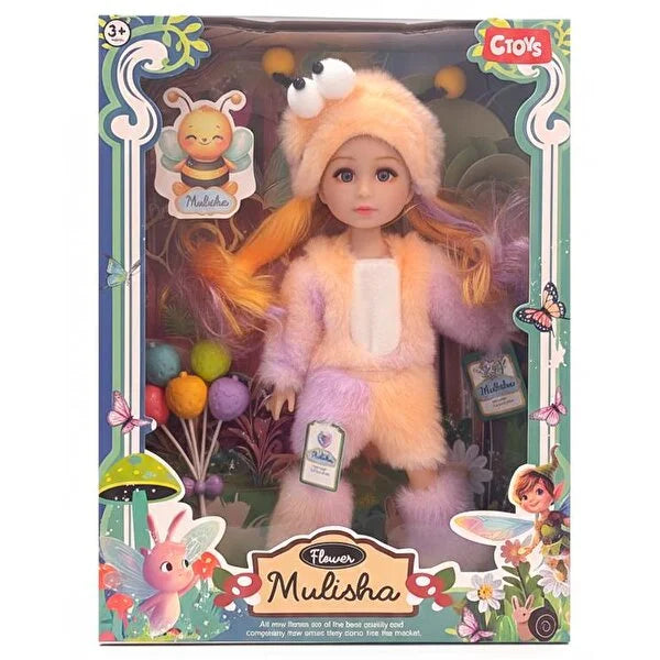 Ctoy Oyuncak Mulisha Kostümlü Oyuncak Bebek Seti Ctoy-Qj183D (Ctoy-qj183d)