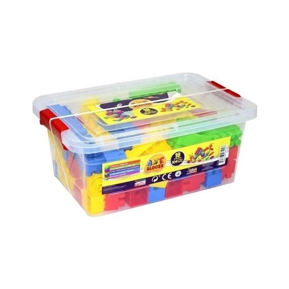 Asya Oyuncak Ant Blocks Pembe 104 Parça Ant104-P (ASY-ANT104-P)