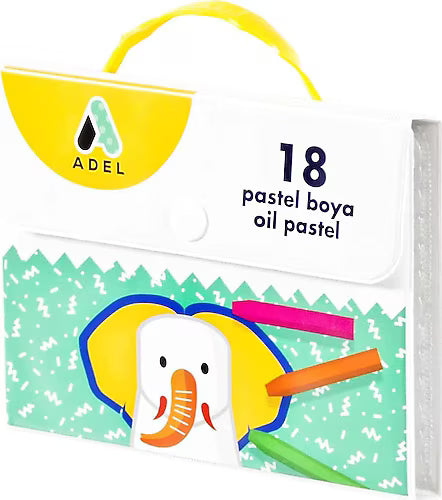 ADEL Pastel Boya, 18 R., Çantalı