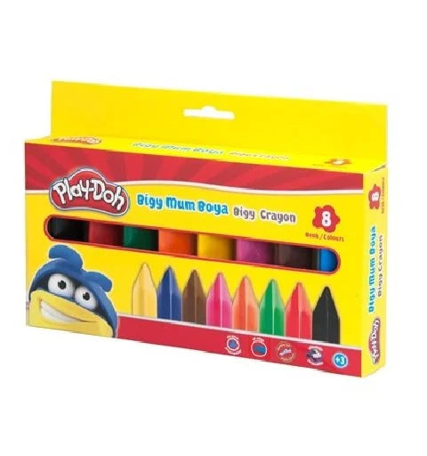 PLAY-DOH BİGG MUM BOYA 8 RENK ÜÇGEN