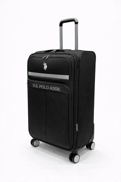 U.S. Polo Assn. Kumaş Orta Boy Valiz Siyah