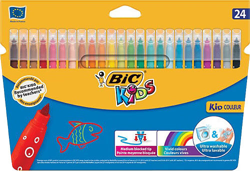 BİC KID COULEUR KEÇELİ BOYA KALEMİ 24 RENK