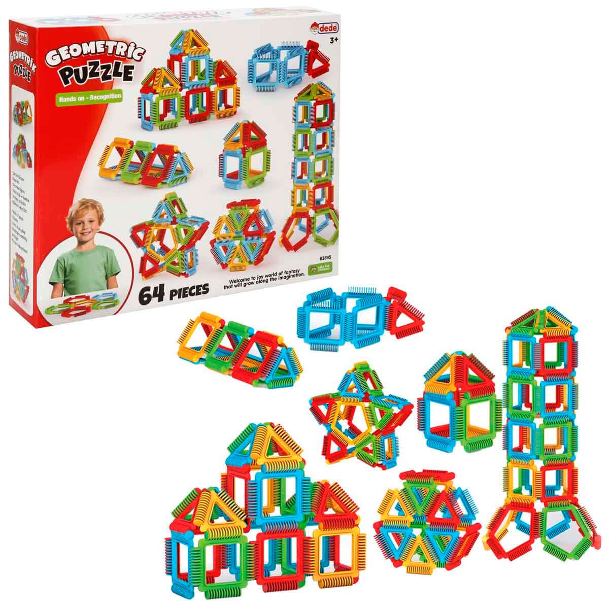 Geometri̇k Puzzle 64 Parça (FEN 03895)