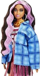 Barbie Extra Ekose Ceketli Bebek Hdj46 (mtl-hdj46)