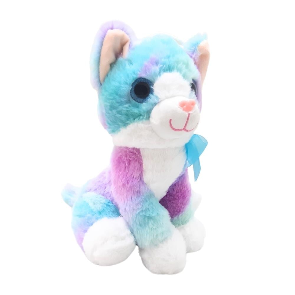 30 CM RENKLİ KEDİ PELUŞ