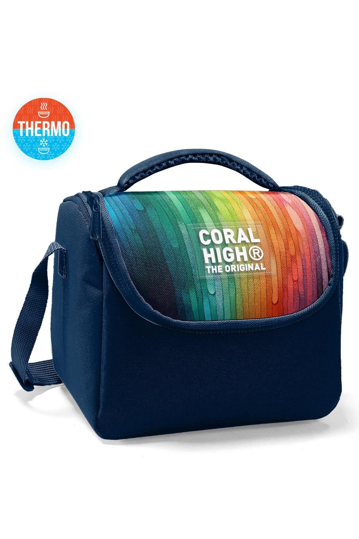 Coral High Lacivert Renkli Çizgili 3’lü Okul Çanta Seti SET0123690