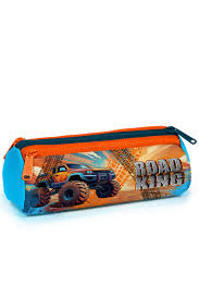 Coral High Kids Mavi Turuncu High Wheels Truck Desenli 3’lü Okul Çanta Seti SET0123778