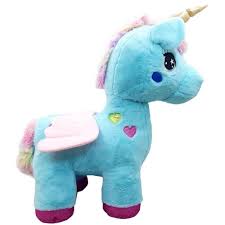 PELUŞ TEK BOYNUZLU AT 80CM