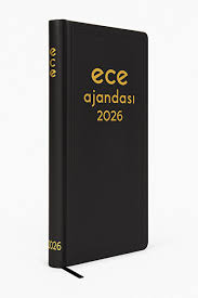 Ece Ticari Ajanda Asya Günlük Çizgili 17x33 2026