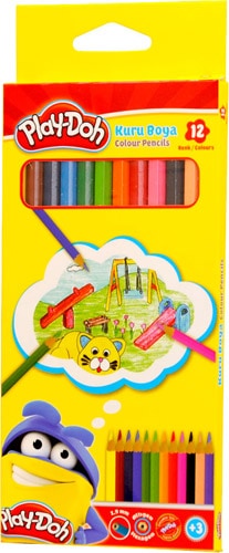 PLAY-DOH KURUBOYA 12 RENK TAM BOY
