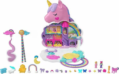 Polly Pocket Tek Boynuzlu Atın Gökkuşağı Salonu (mtl-hkv51)