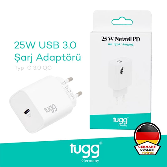 TUGG Germany 25W PD Şarj Başlığı