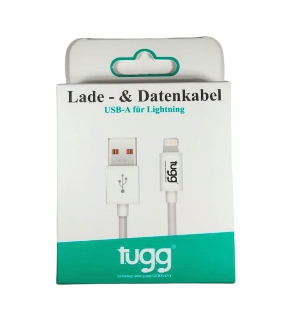 TUGG Germany Şarj ve Veri Kablosu USB-A Lightning 1M